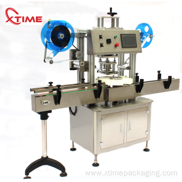 Plastic bottle automatic aluminum foil sealing machine